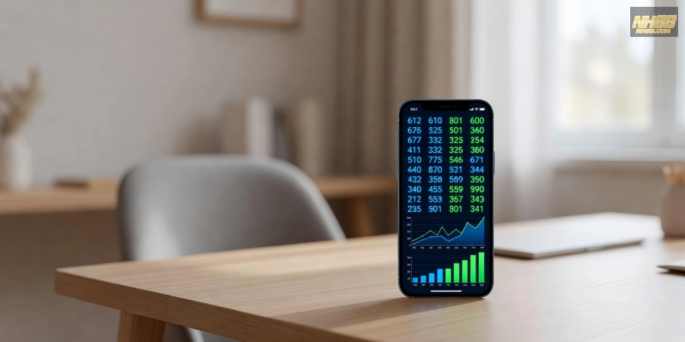 Minh họa giao diện nền tảng xổ số hôm nay nh88 với kết quả cập nhật realtime