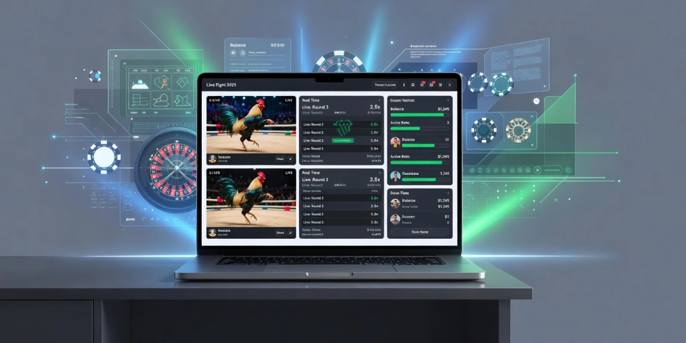 Giao diện website đá gà trực tiếp casino hàng đầu năm 2025 với các tính năng nổi bật